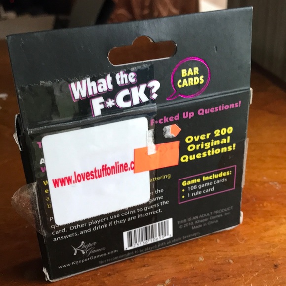 What the F*ck? Bar Cards game 2-100 players! - Picture 2 of 4